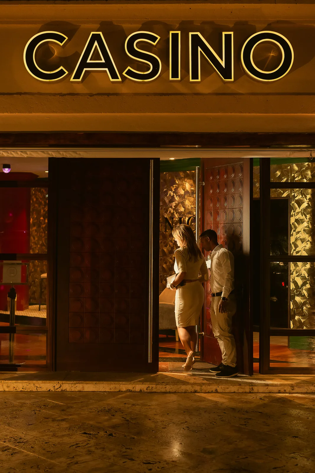 Entrada de Casino Dominic Entrada de Casino Dominic en el Fishing Lodge, Cap Cana